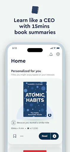 Blinkist: Book Summaries Daily screenshot 1